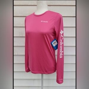 M Pink Colombia Long Sleeved Shirt